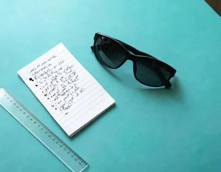 Driving glasses prepared for an application brief