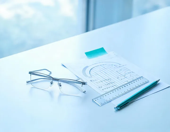 Prescription driving glasses worksheets with millimetre notes